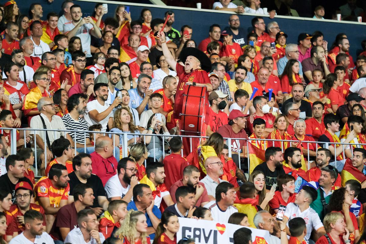 El España - República Checa en La Rosaleda, en imágenes