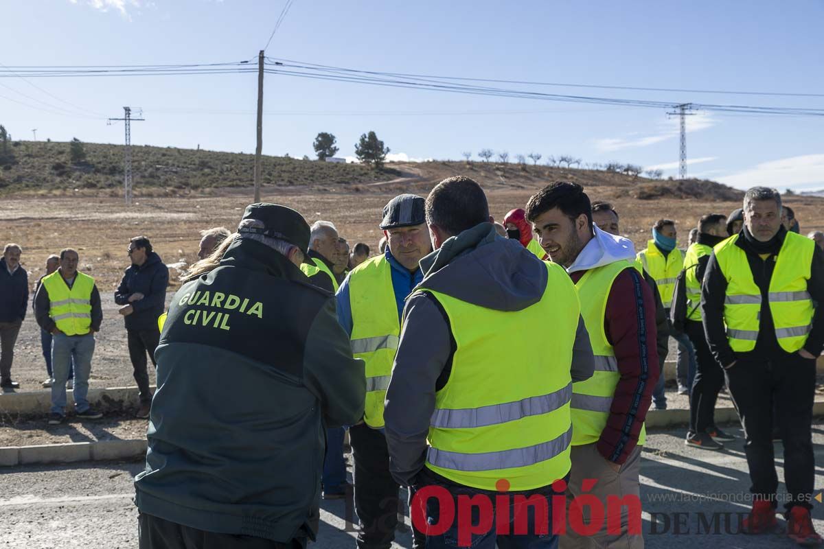 Manifestaciones de agricultores en Caravaca