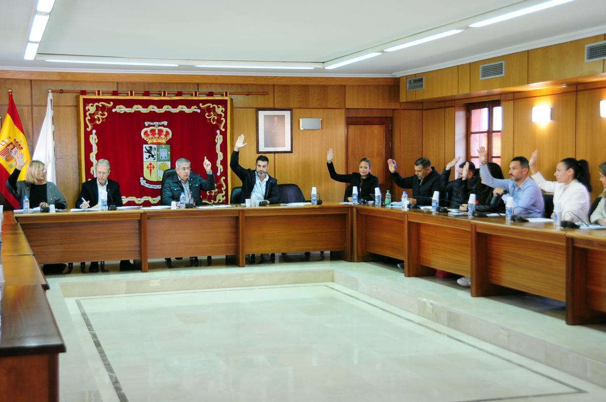Sesión plenaria de este viernes en el Ayuntamiento de San Bartolomé de Tirajana.