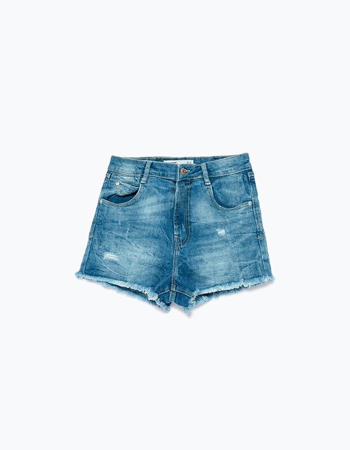 Shorts denim de Zara (19,95€)