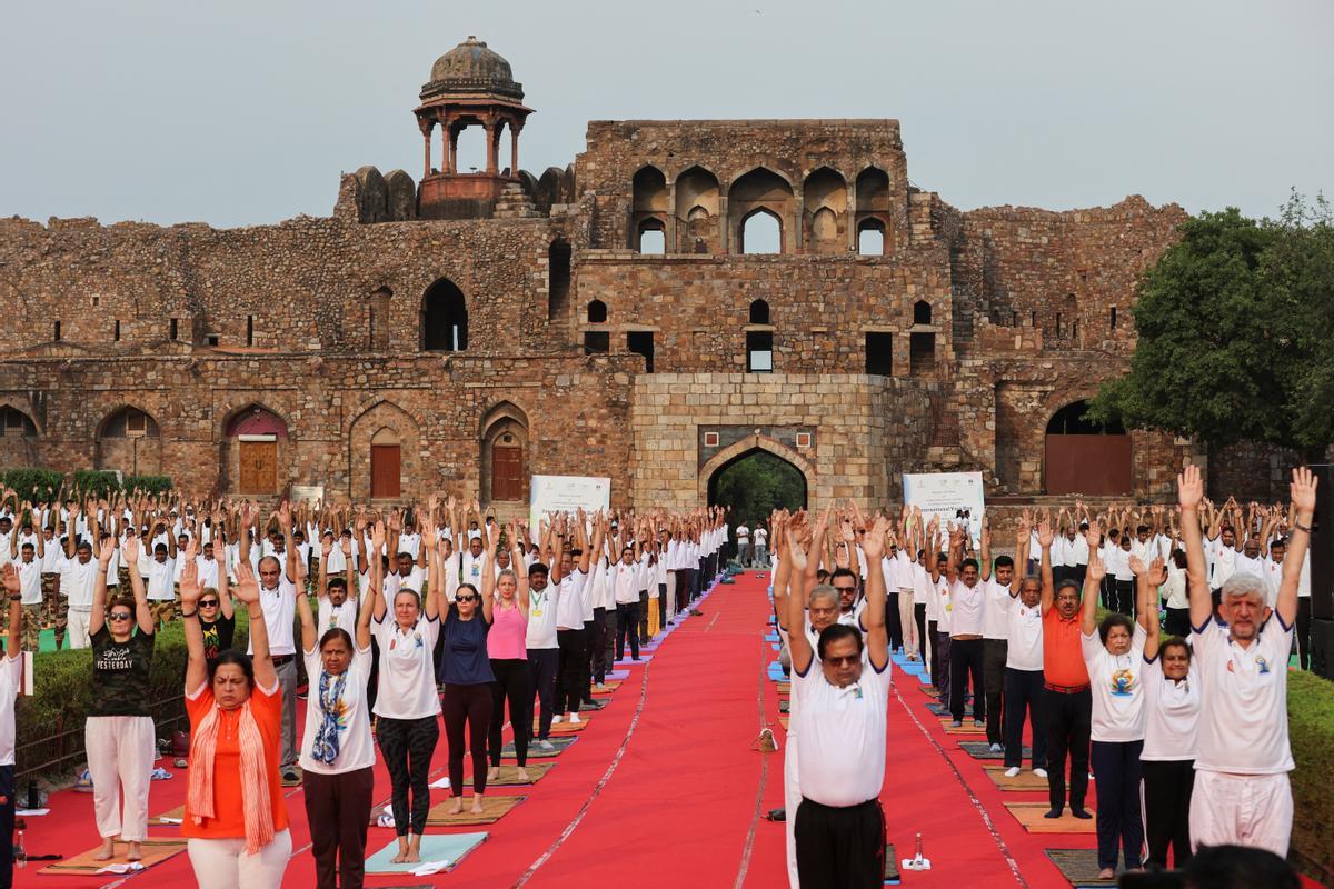 Día Internacional del Yoga en la India