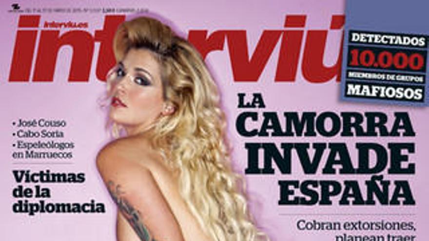 Beatriz Carrera Nieto, en la portada de Interviú.