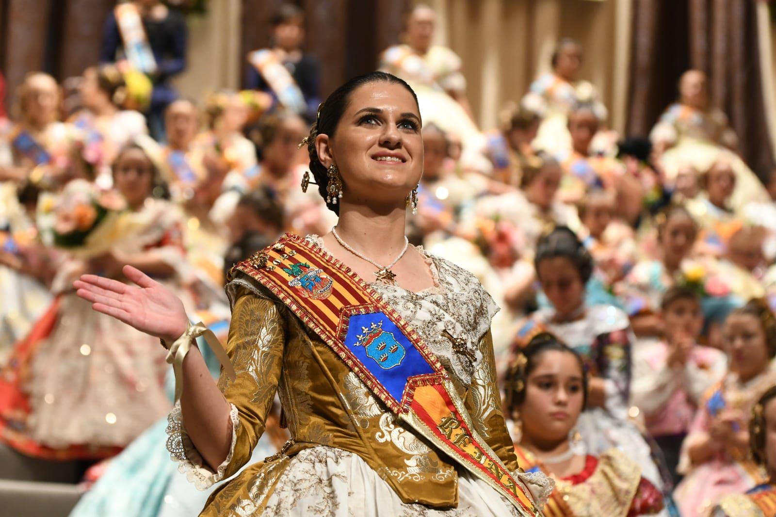 La exaltación de la reina fallera infantil de Burriana del 2023, en imágenes