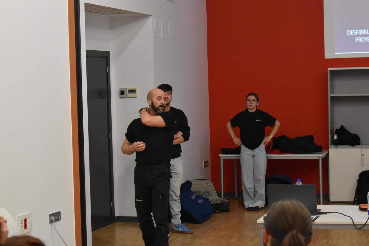 Juan, técnico de primeros auxilios.