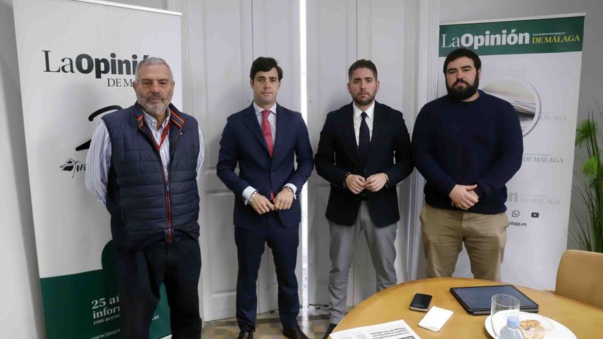 Francisco Aymerich, Ángel Acha, Germán Bautista y Álvaro Aymerich|