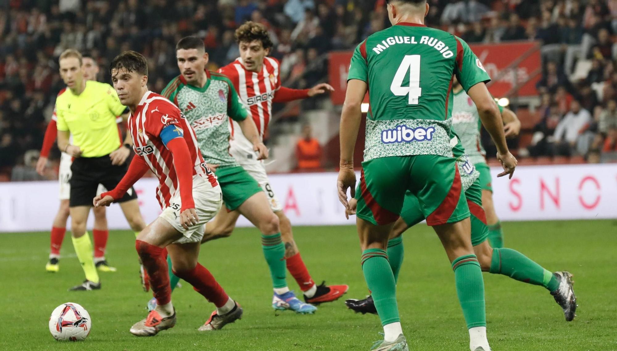 Así fue el partido Sporting-Granada, en imágenes