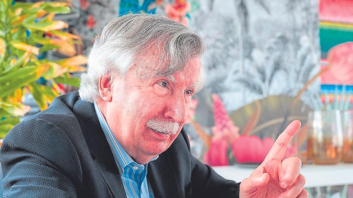 Joan Garcés, durante una entrevista.