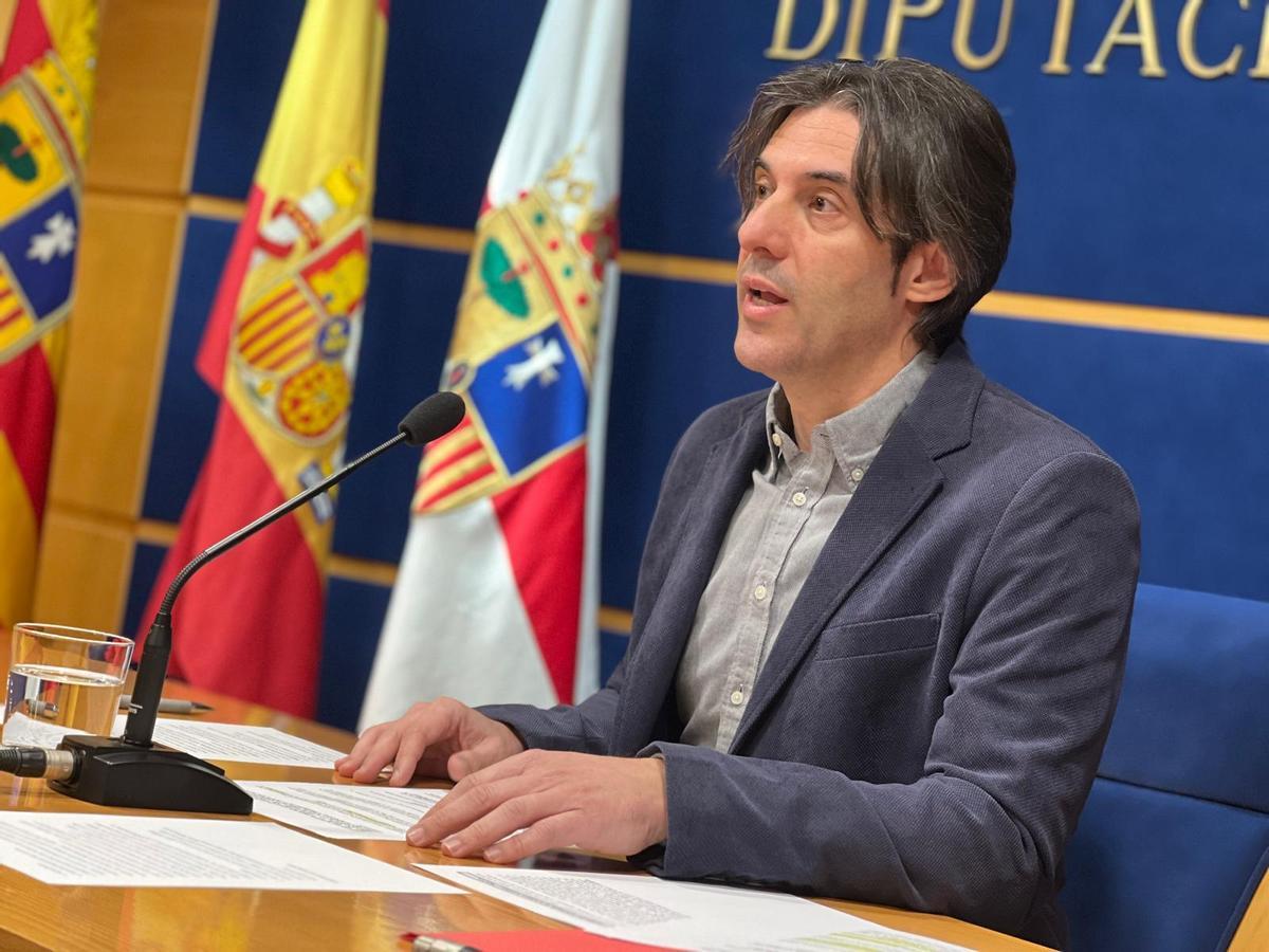 El diputado delegado de la plaza de toros de Zaragoza, José Carlos Tirado,