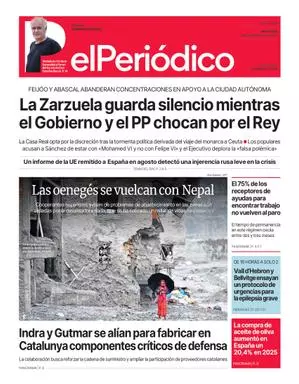 La portada de EL PERIÓDICO del 2 de septiembre de 2026