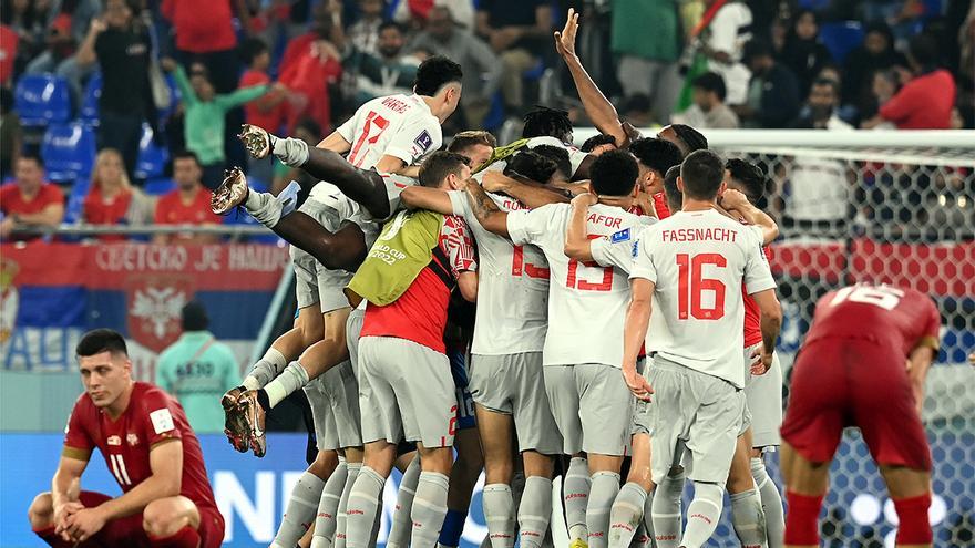 Resumen, goles y highlights del Serbia 2 - 3 Suiza de la fase de grupos del Mundial de Qatar