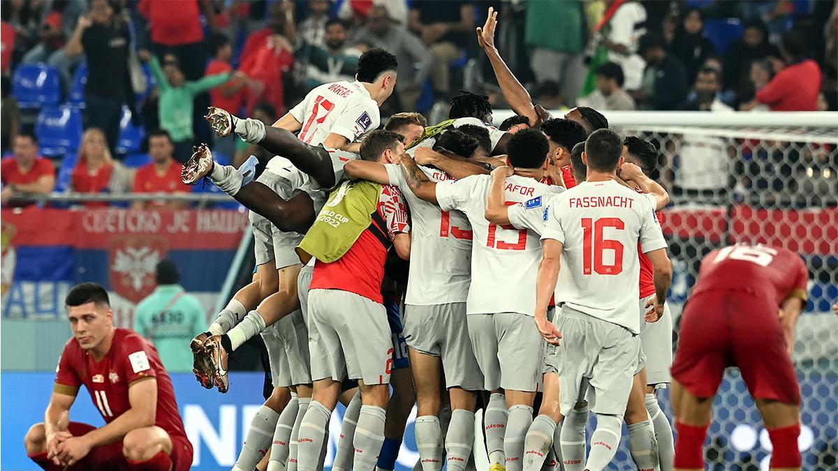 Suiza derrota a Serbia y pasa a octavos del Mundial de Qatar