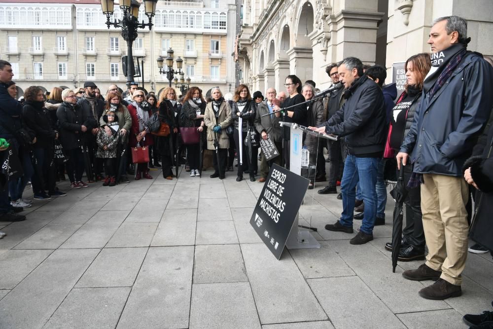 A Coruña clama contra la violencia de género