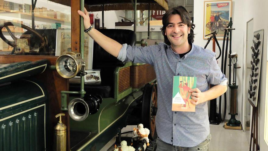 L&#039;autor, fotografiat al Museu de la Tècnica, a Figueres