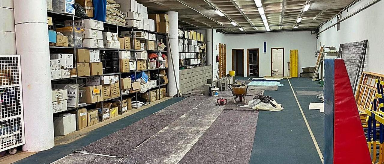 Lavado de cara al gimnasio del pabellón municipal de Santa Eulària | AYTO. SANTA EULÀRIA
