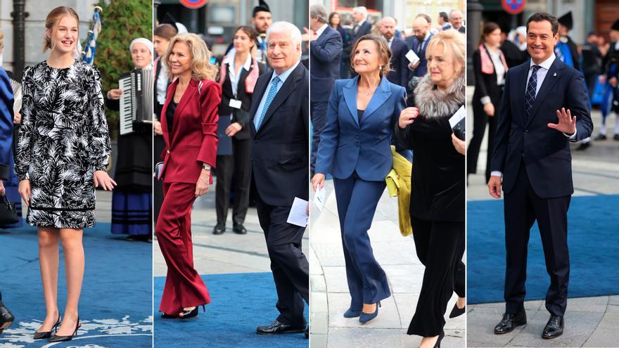 EN IMÁGENES: Así fue la alfombra azul de los premios &quot;Princesa de Asturias&quot; para entrar a la ceremonia en Oviedo