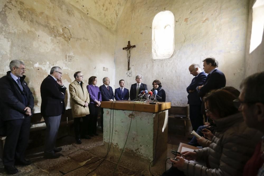 Presentación del proyecto de restauración de las pinturas murales de San Miguel de Lillo