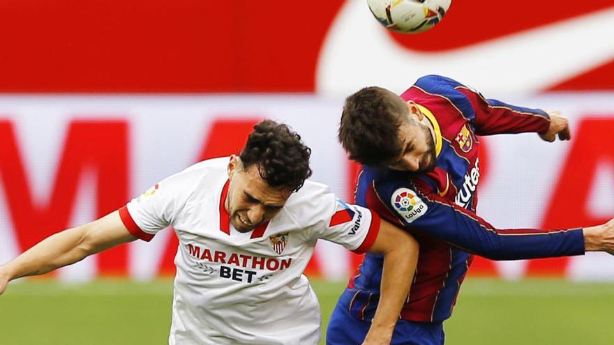 Gerard Piqué, durante el partido.