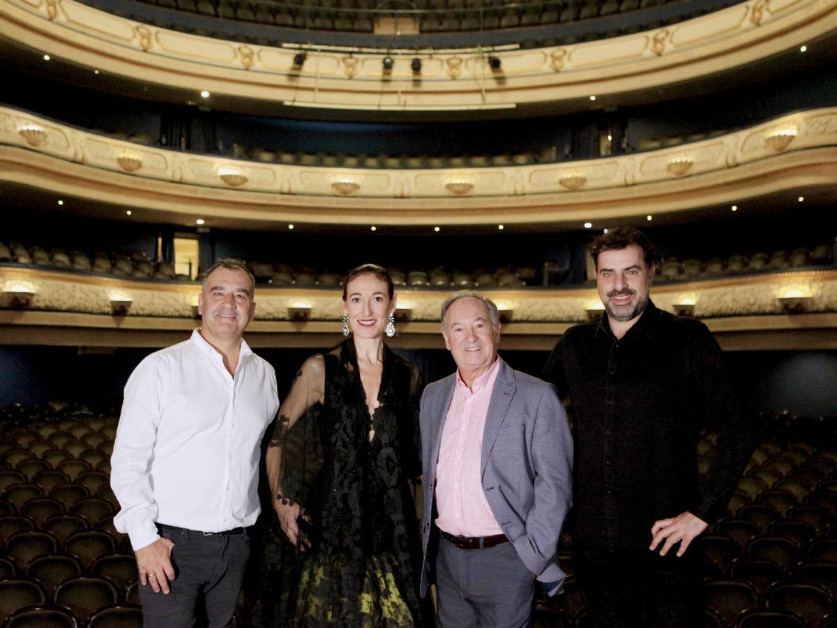 Vicente Seva, Cristina Alberola, José Espadero y Manuel Sánchez