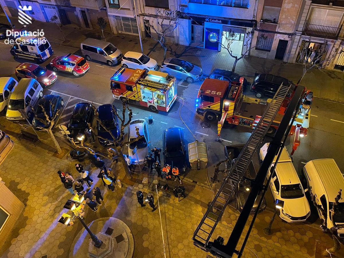 Dispositivo desplegado en la zona.