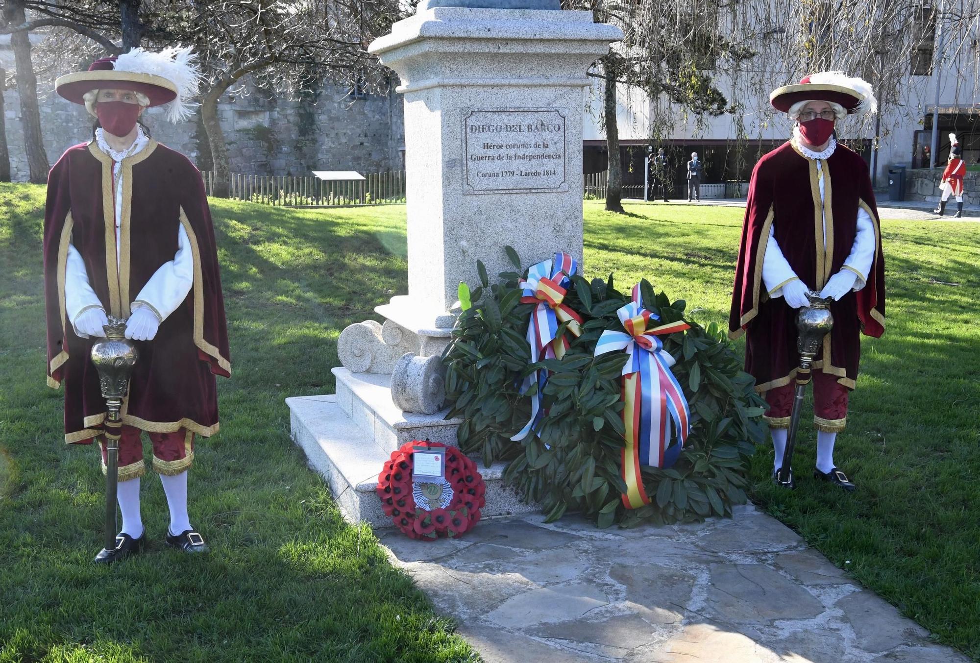 Homenaje a sir John Moore y a los caídos en la Batalla de Elviña