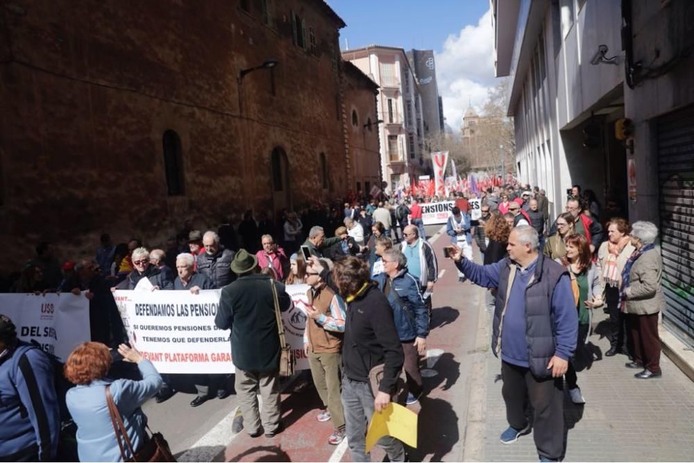 Manifestación en defensa de unas pensiones dignas