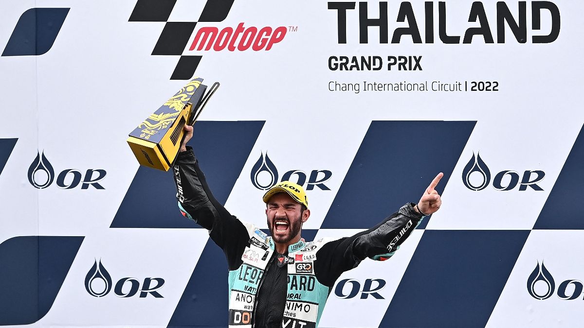 Denis Foggia gana en el GP de Tailandia