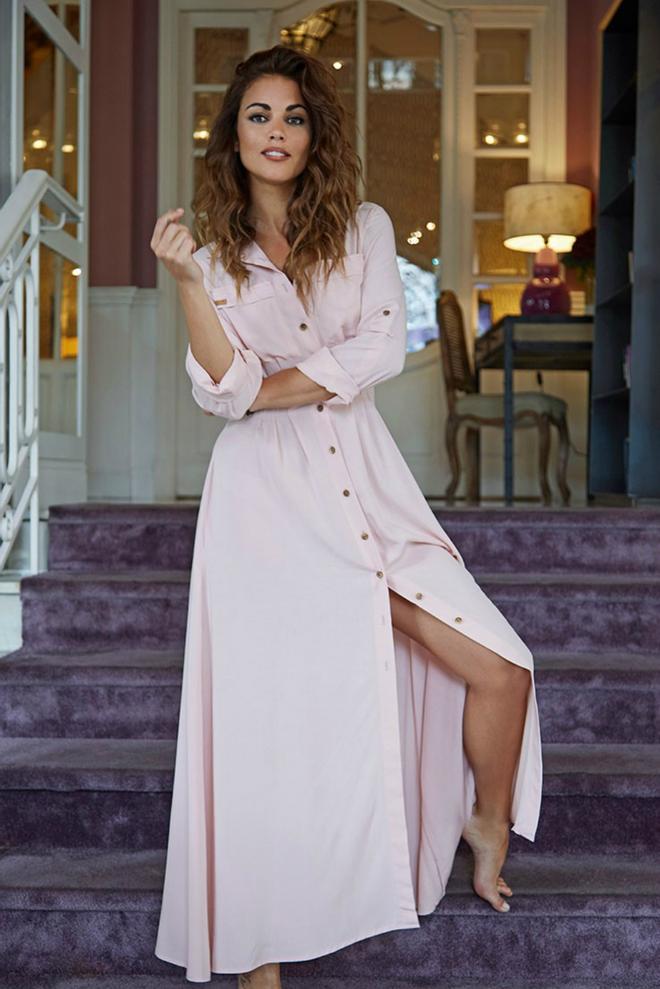 Vestido 'Freida' en rosa de Lara Álvarez