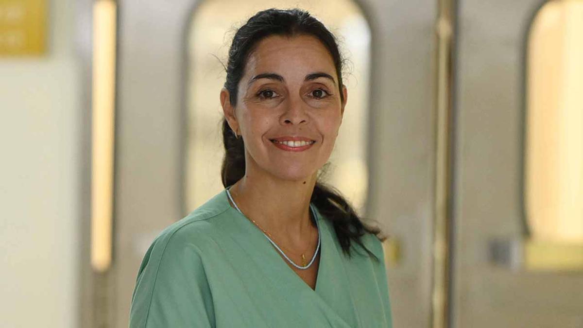 Lourdes Gonçalves, en el Meixoeiro.