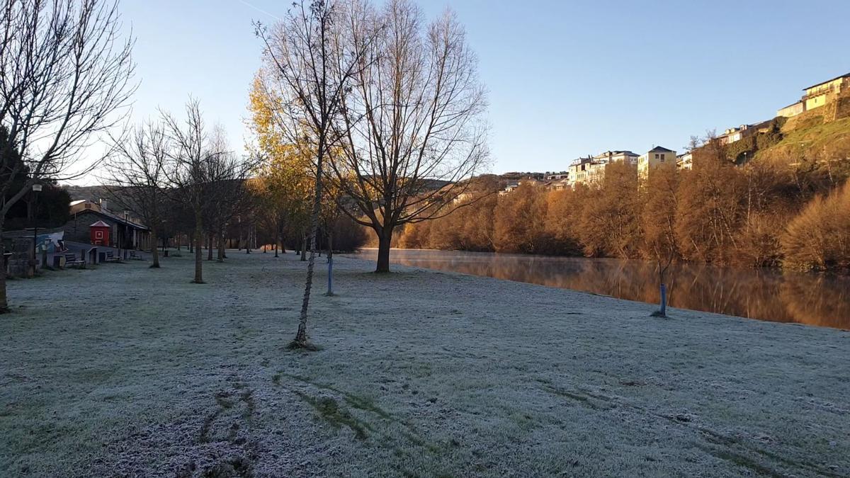 Puebla de Sanabria amanece helada y bajo cero