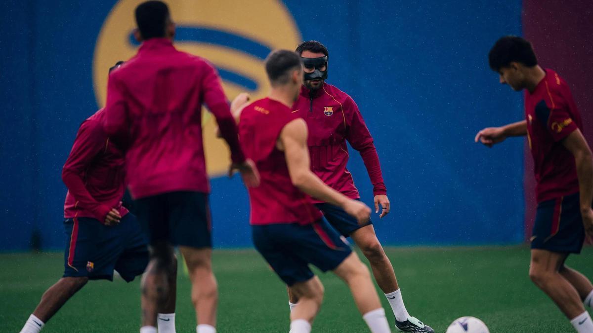 Raphinha, Joan Garcia and De Jong undergo individual training at Barcelona