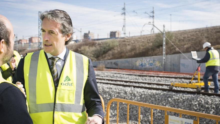 Visita del ministre  Íñigo de la Serna ahir a les obres de Madrid