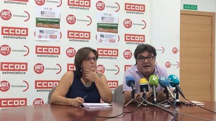 CCOO y UGT Extremadura denuncian que hay «más precariedad que nunca»