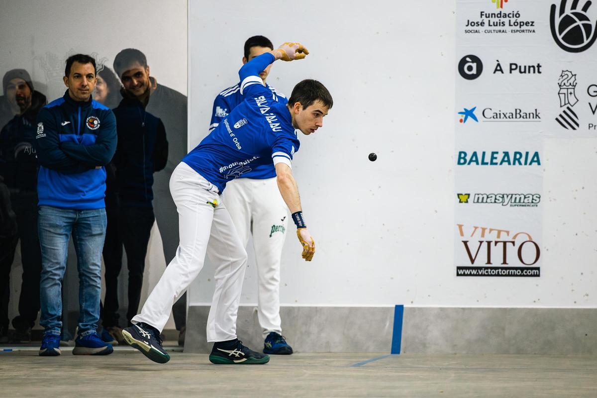 Salva Palau, en acció.