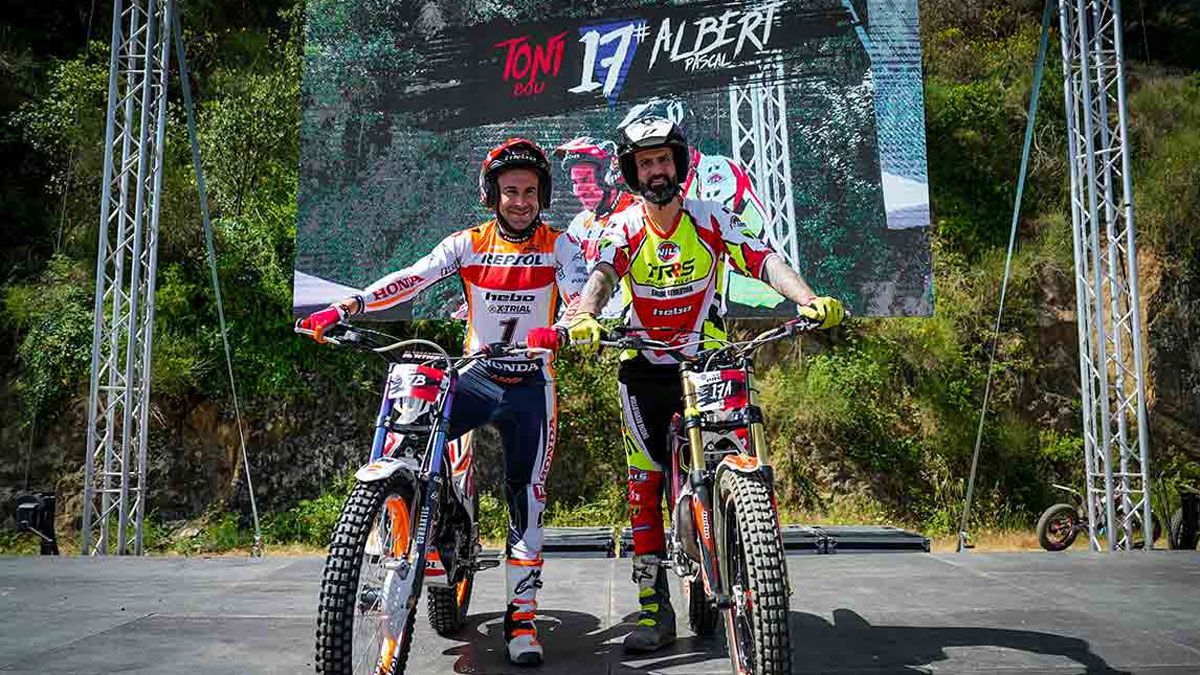 El campeonísimo Toni Bou no quiso perderse la cita