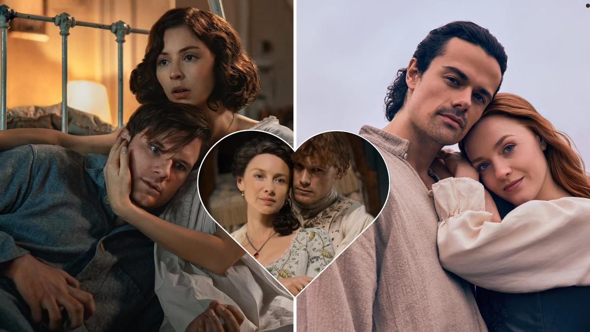 Imágenes promocionales de 'Sangre de mi sangre', y fotograma de 'Outlander'
