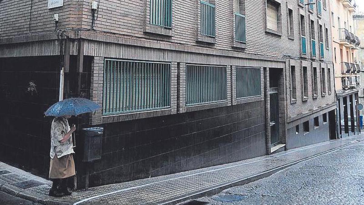 L'edifici del carrer del Joc de la Pilota a Manresa