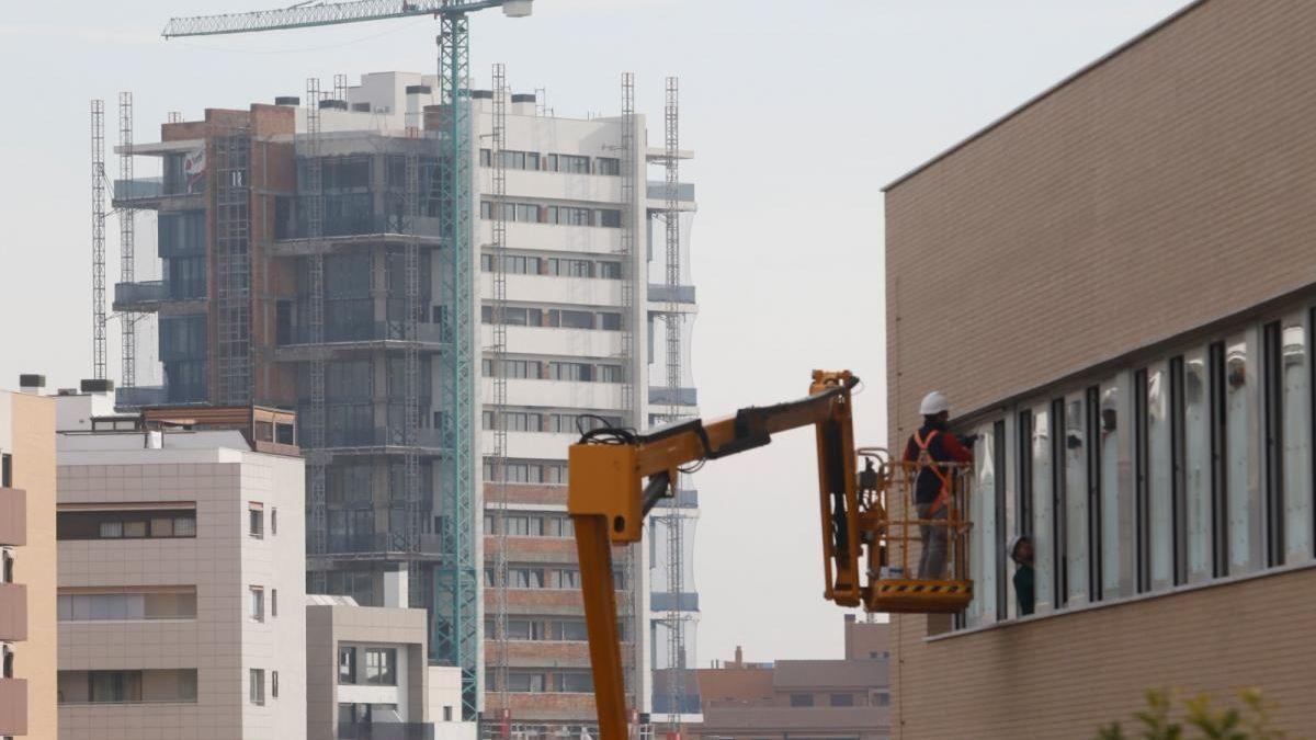 Pisos en construcción en Córdoba