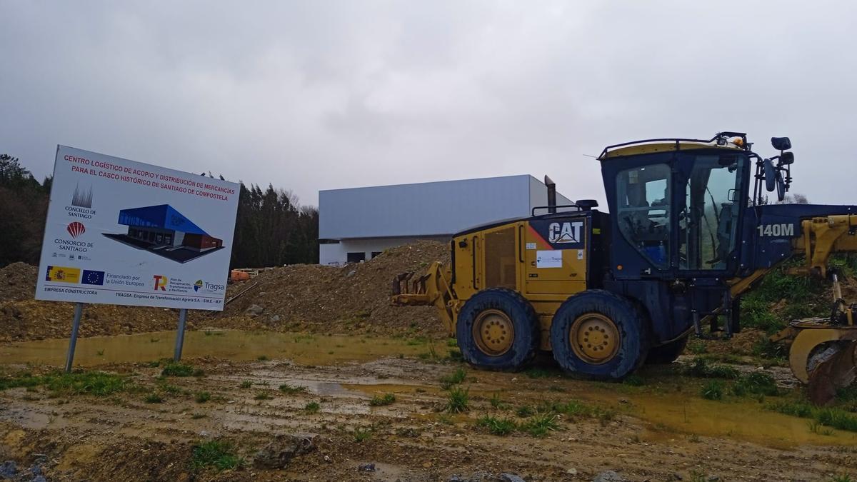 La plataforma logística se ubica en un terreno del polígono del Tambre