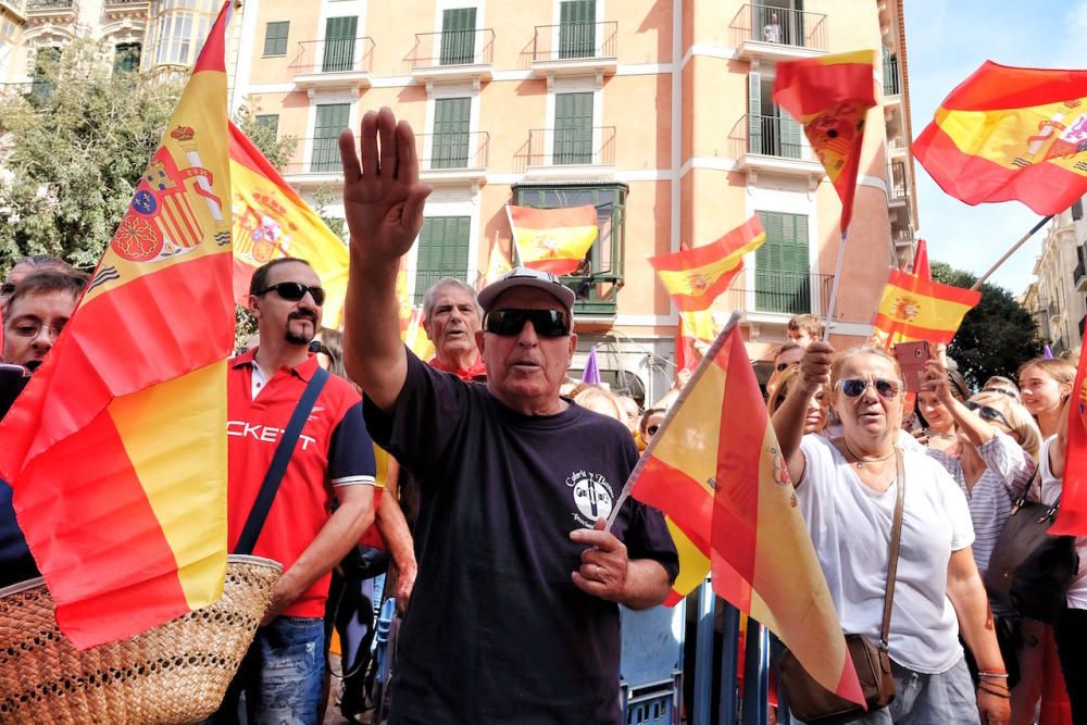 Concentración en Palma a favor de la unidad de España