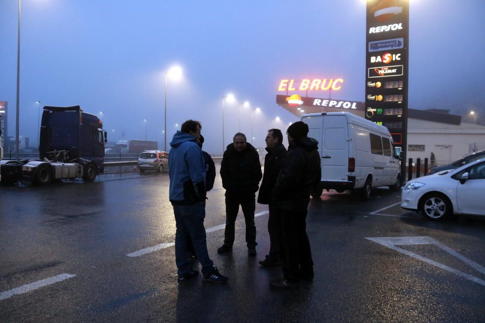 Autovia A-2 nevant a l'alçada