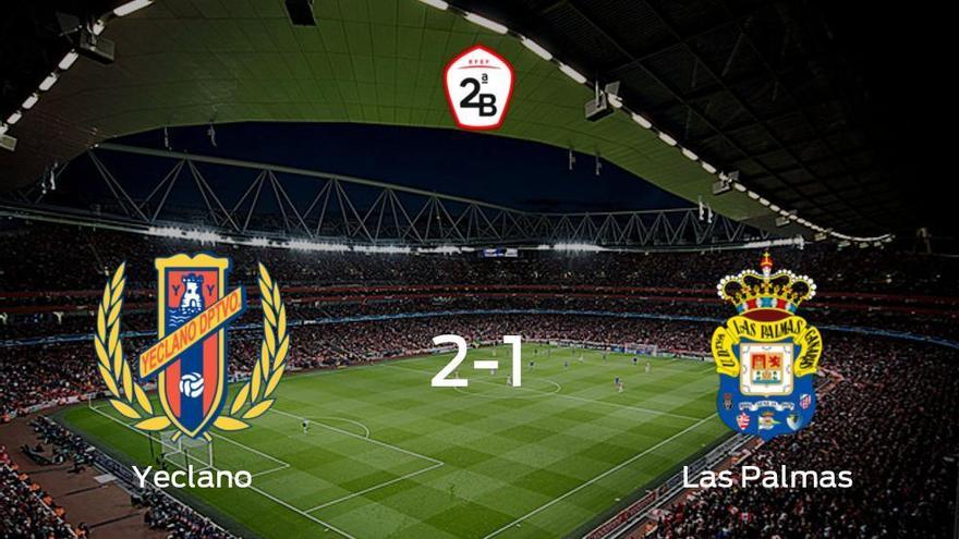 El Yeclano Deportivo suma tres puntos después de derrotar 2-1 al Las Palmas At.