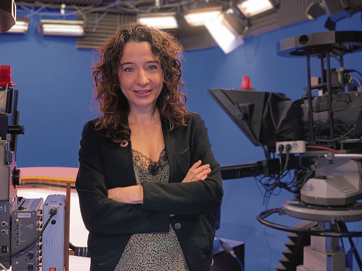 Gemma Puig, presentadora del tiempo en TV3 y Catalunya Radio