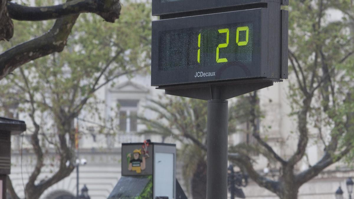 El tiempo en Valencia: más frío que ayer y menos lluvias que mañana.