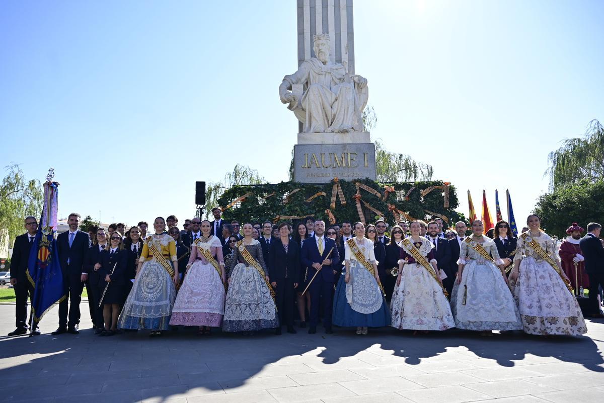 Galeria de fotos de l'homenatge a Jaume I en les festes fundacionals de Vila-real