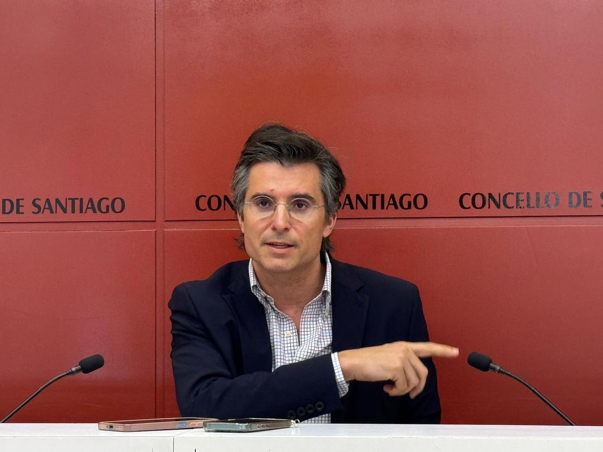 O voceiro do PP de Santiago, Borja Verea