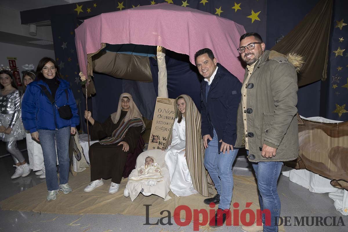 Así es el Belén viviente que ha organizado el colegio de La Consolación en Caravaca