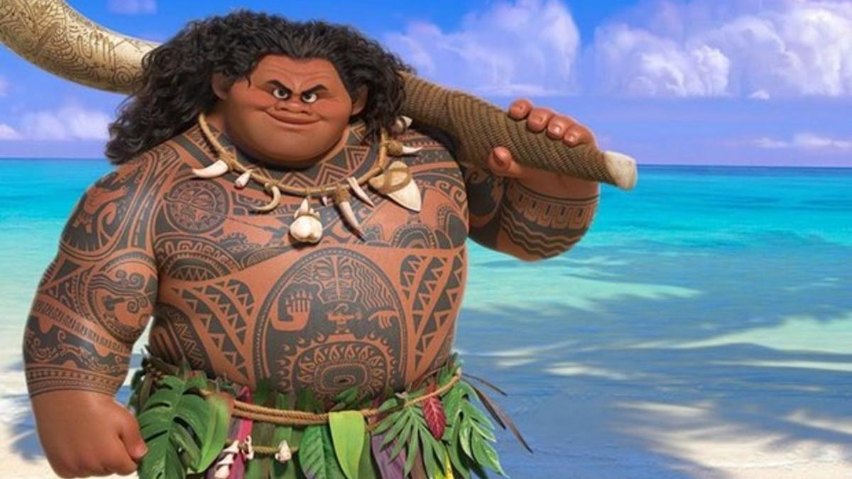 Maui, el polémico nuevo personaje de la última película de Disney, Moana.