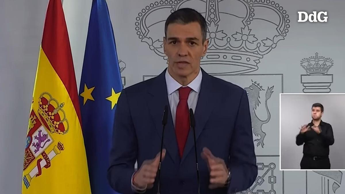 Sánchez a Trump: “La posició del govern d’Espanya es resumeix en quatre paraules: No a la guerra”