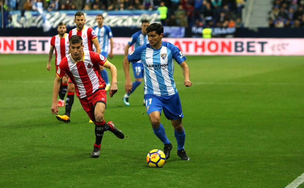 Les millors imatges del Màlaga - Girona (0-0)