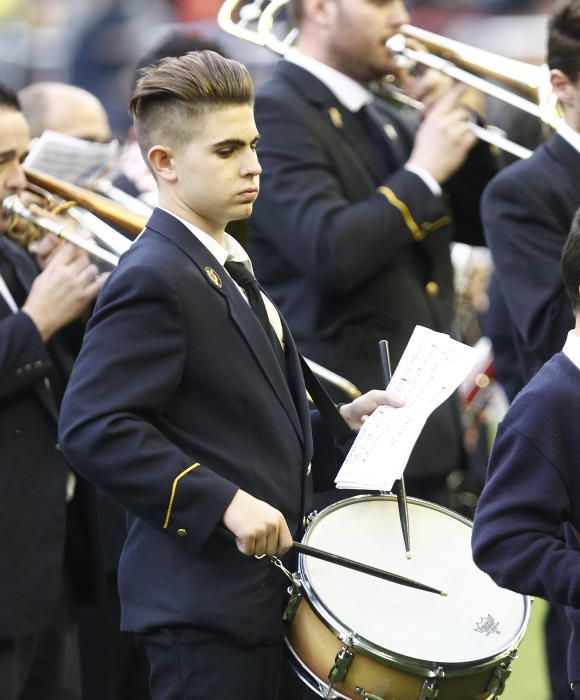 Bandas de Música en Mestalla: La A.M. Montaverner interpresta 'El Kabila'